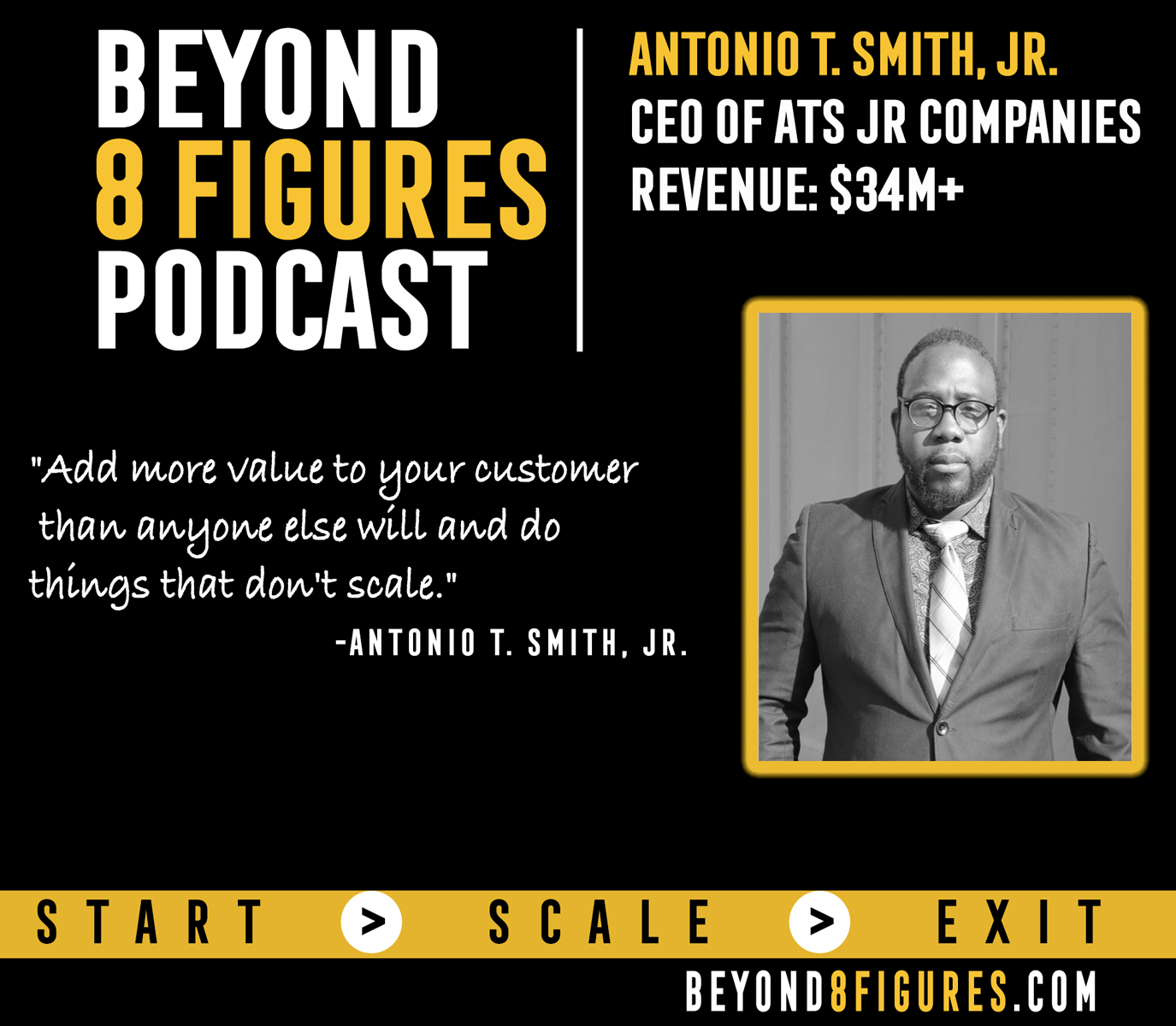 $34M in revenue- Antonio T. Smith, Jr. ATS Jr Companies