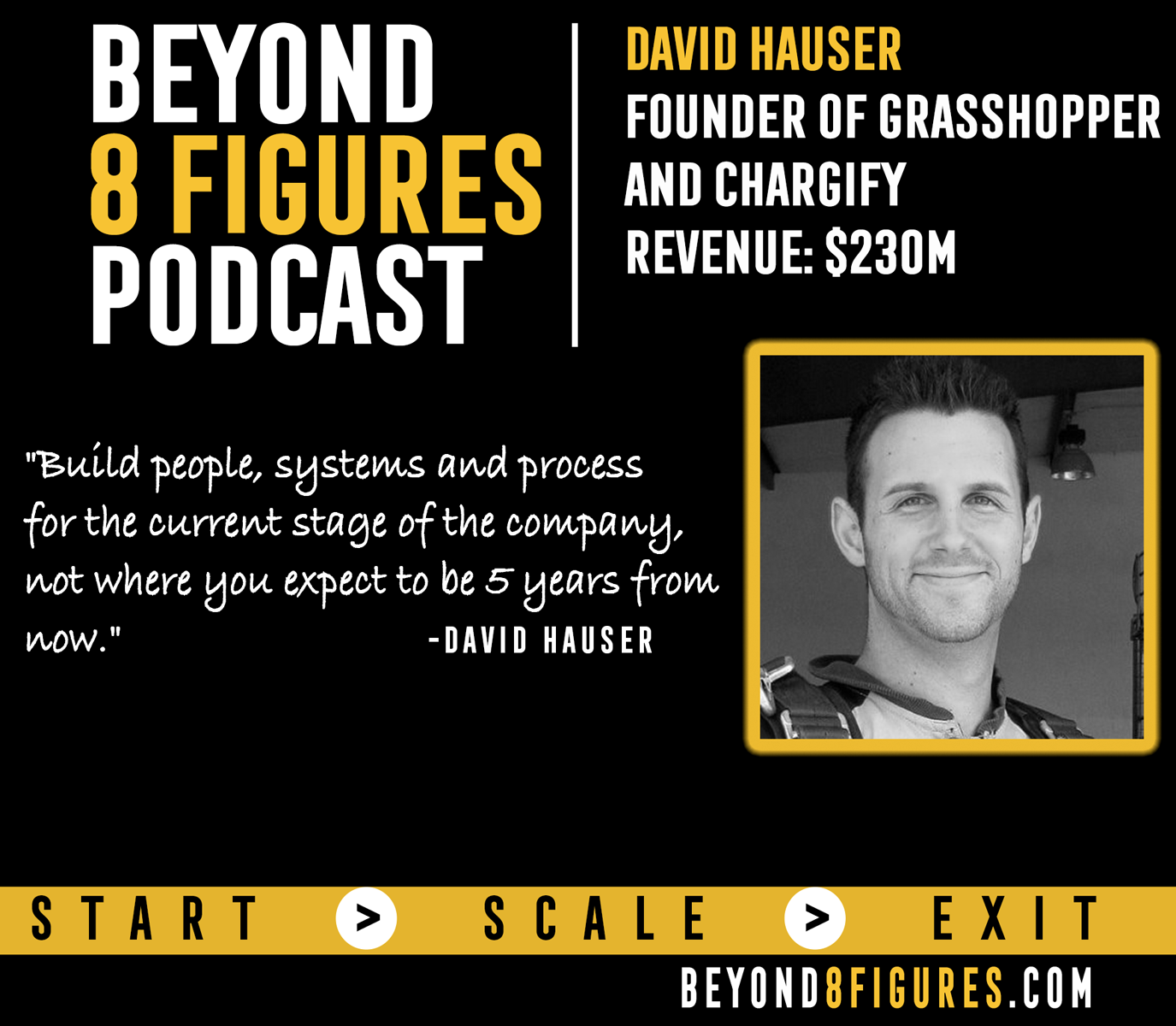 $30M Exit- David Hauser, Grasshopper
