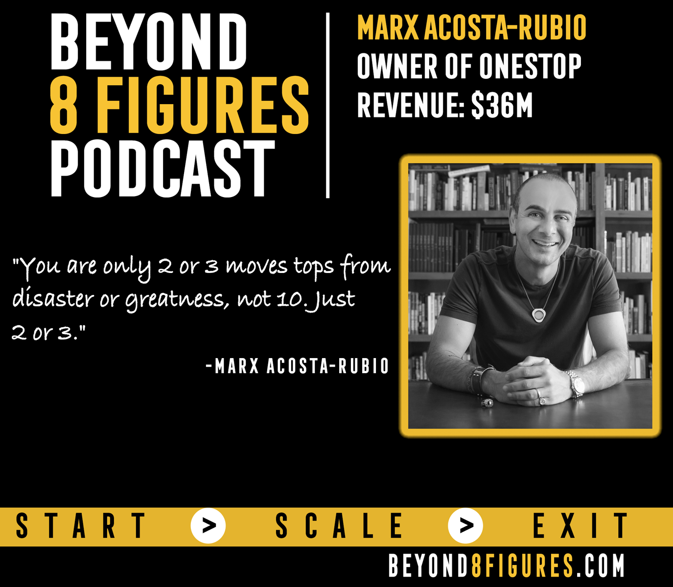 $36M in annual revenue- Marx Acosta-Rubio, Onestop
