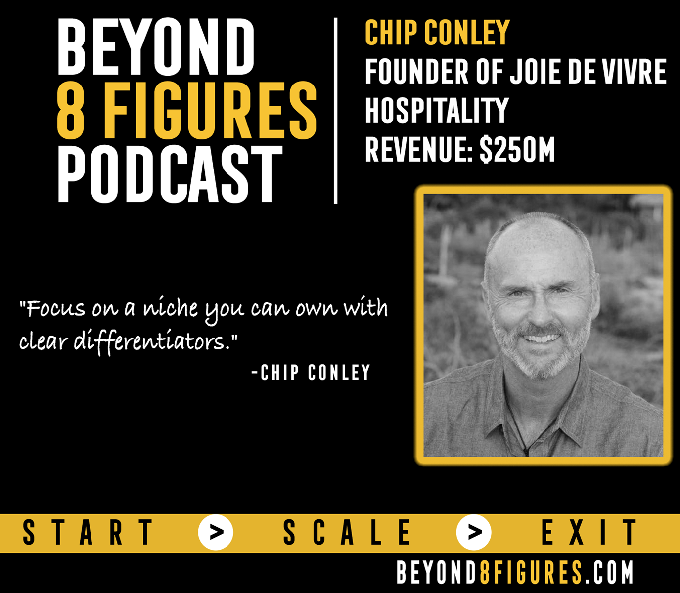 $10M+ Exit – Chip Conley, Joie de Vivre Hospitality