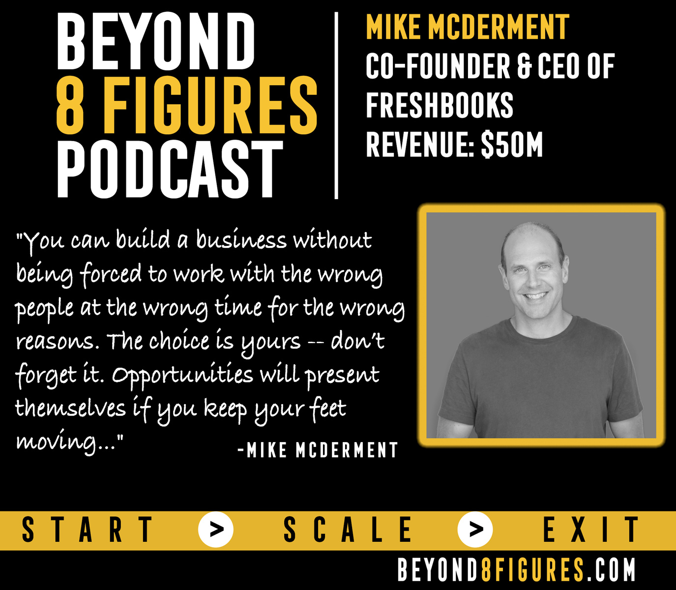$50M in annual revenue – Mike McDerment, Freshbooks