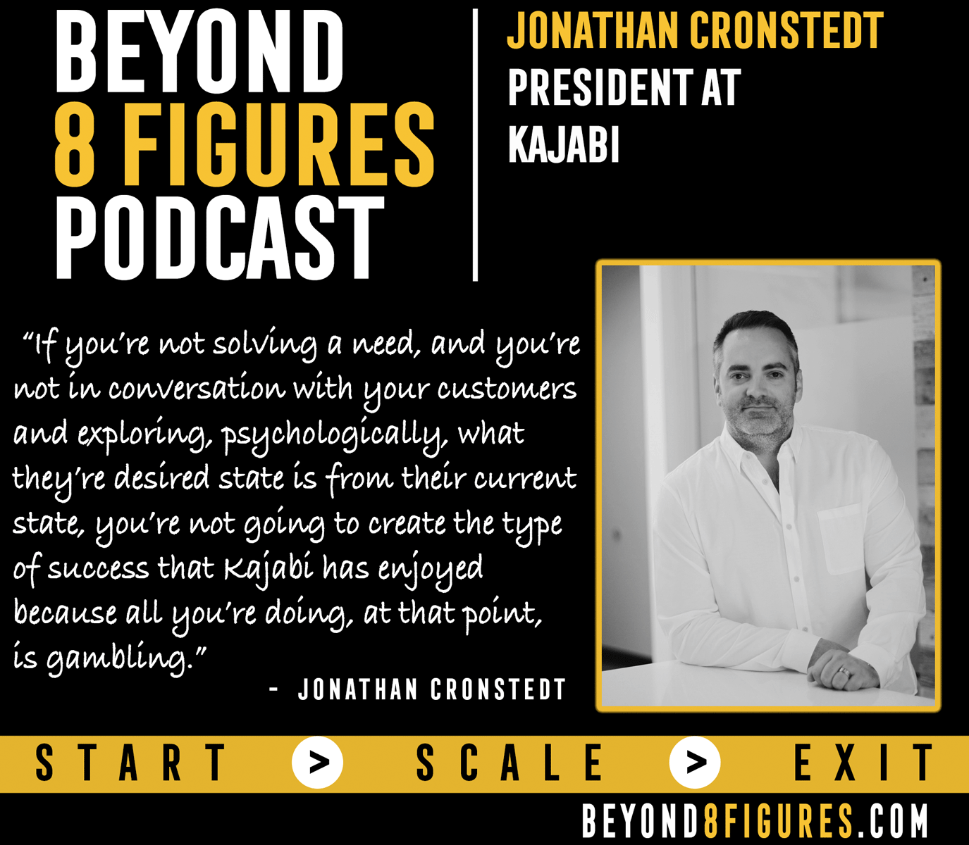 Jonathan Cronstedt Runs Kajabi for $10M+ Annually