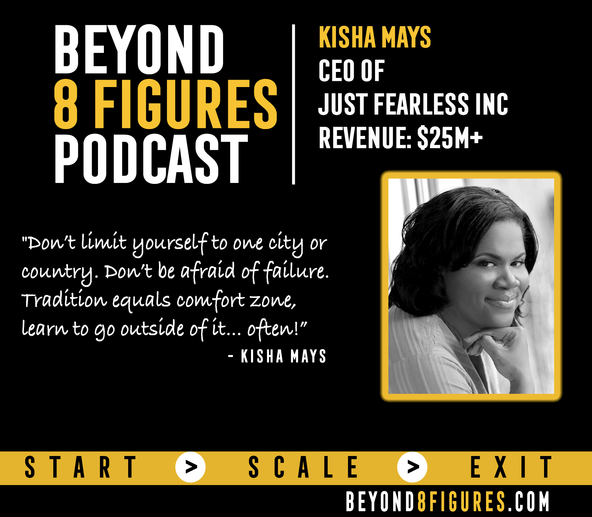 Kisha Mays Runs Just Fearless for $25M+ Annually