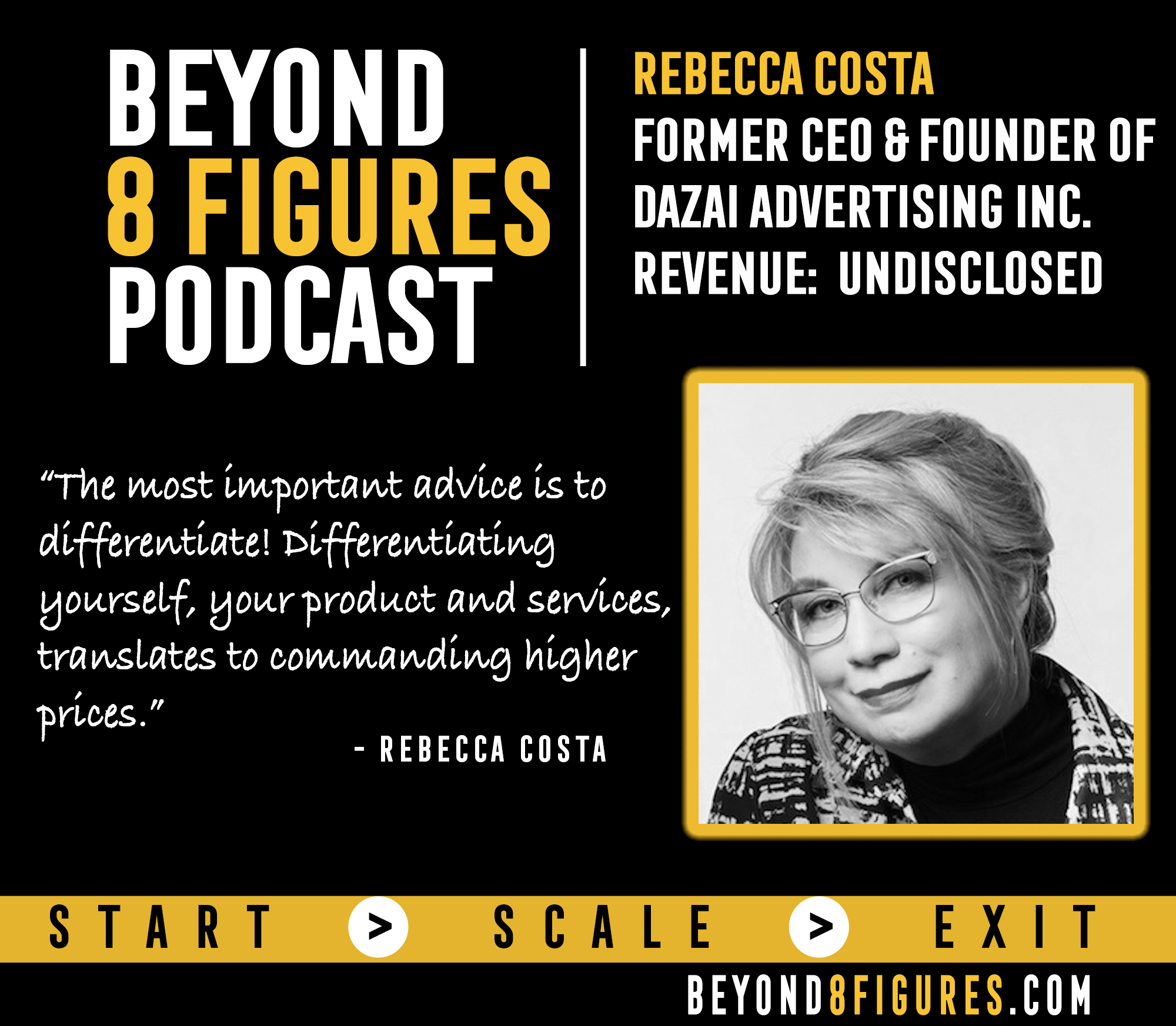 Rebecca Costa, Dazai Advertising Inc.