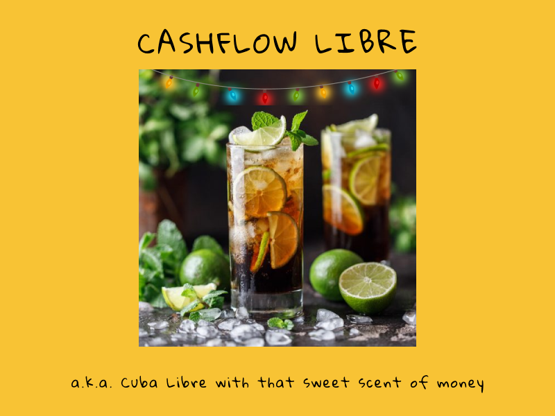 Business-themed cocktail Cashflow Libre