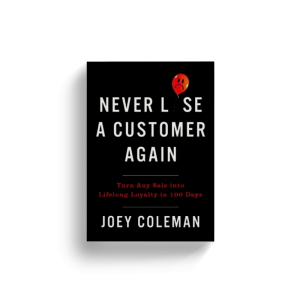 Never Lose a Customer Again: Turn Any Sale into Lifelong Loyalty in 100 Days by Joey Coleman